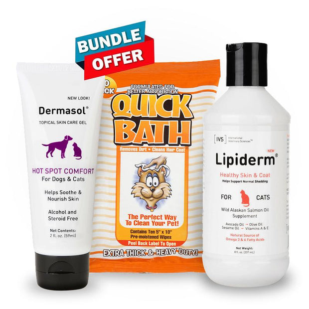 Salmon Oil & Skin Relief Gel with Free Cat Towelettes data-image-id=