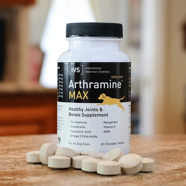 Arthramine healthy joints & bones supplement for dogs data-image-id=